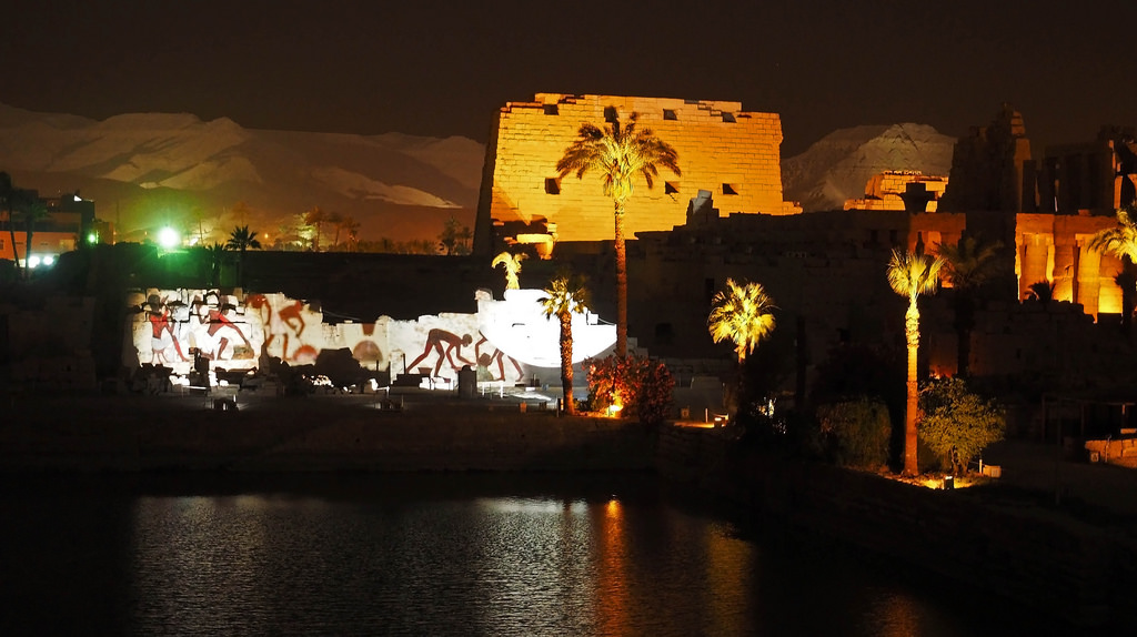 Sound and Light Show at Karnak Temples Sound and Light Show at Karnak Temples