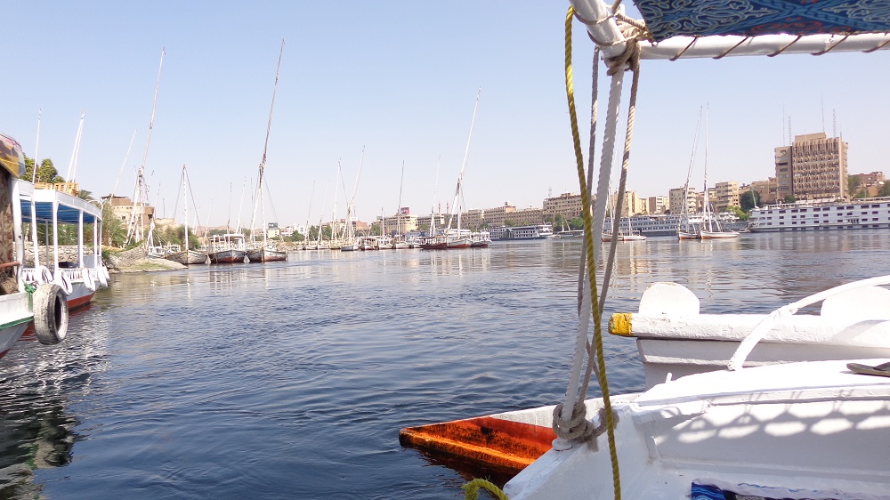 Felucca Ride on the Nile in Aswan Felucca Ride on the Nile in Aswan