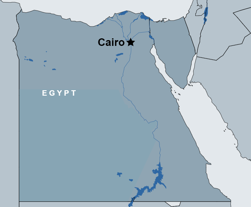 Felucca trip on the Nile in Cairo map Felucca trip on the Nile in Cairo map