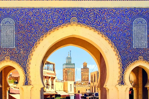 Morocco Imperial Cities map Morocco Imperial Cities map