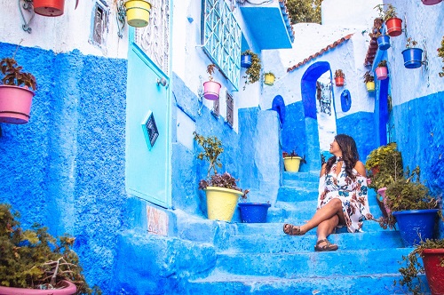 Highlights of Morocco and Chefchaouen Tour map Highlights of Morocco and Chefchaouen Tour map