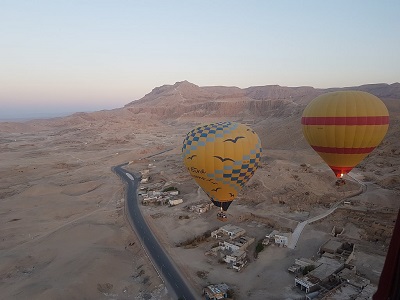 Passeio de balão de ar quente em Luxor