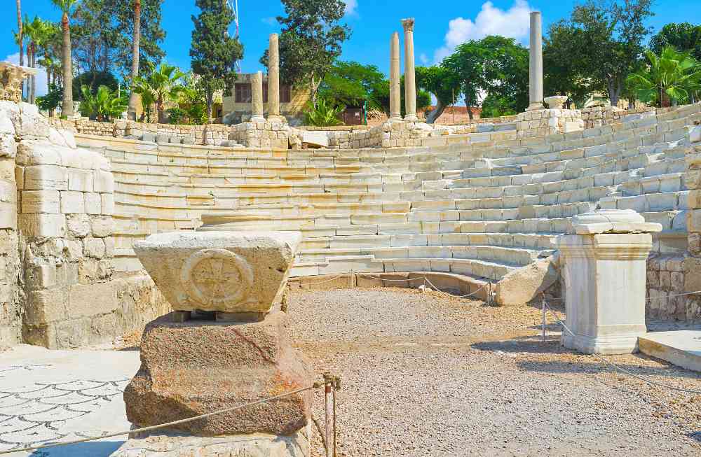Anfiteatro romano en Alejandría