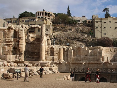 Das Nymphäum in Amman Jordan