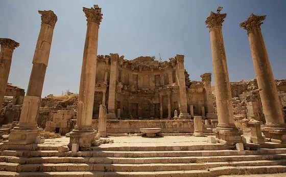 Templo Nymphaeum de Jerash