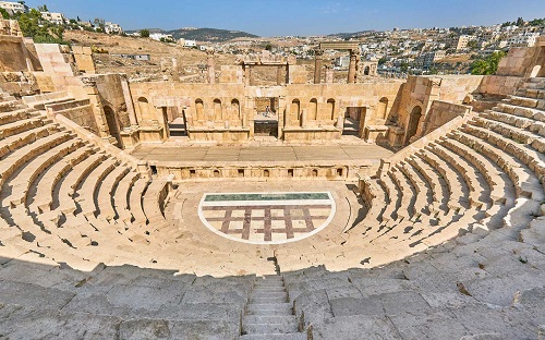 Viagem diurna para Jerash e Mar Morto saindo de Amã