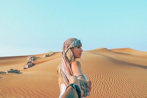 Safari en el desierto de Abu Dhabi