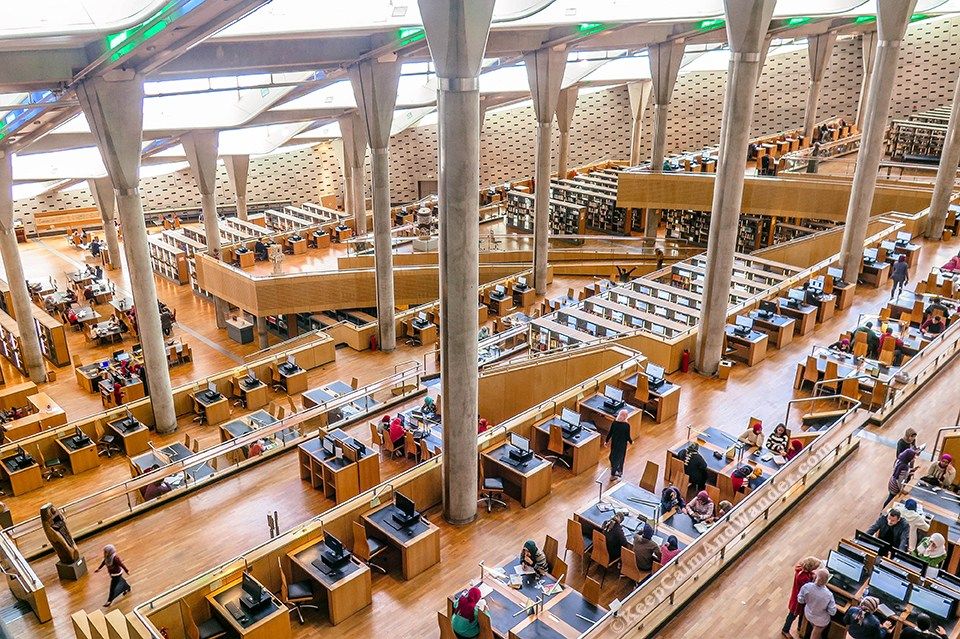 Bibliothek von Alexandria Ägypten | Bibliotheca Alexandria